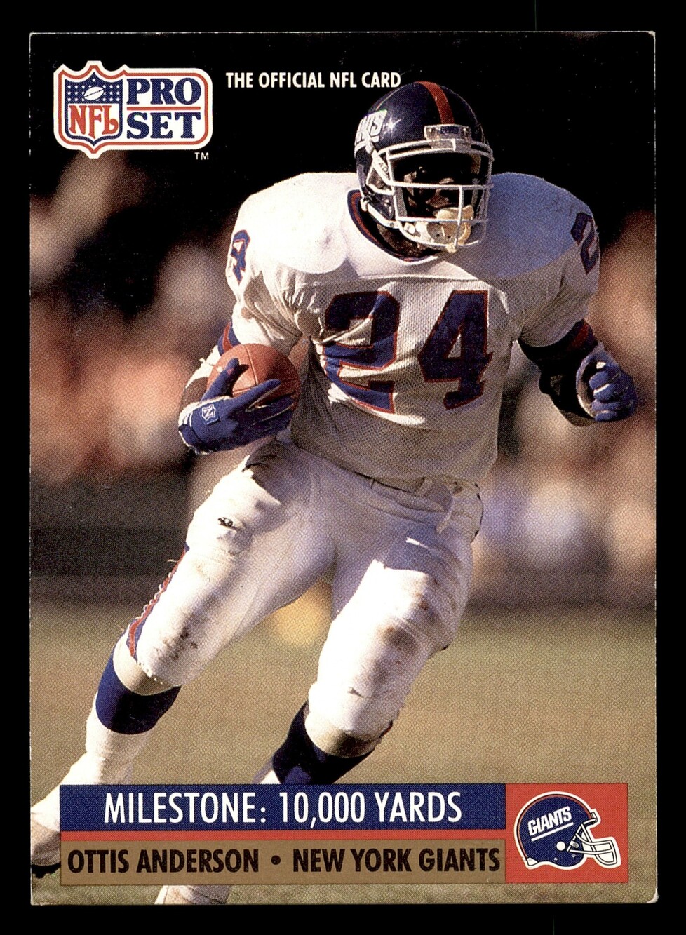 1991 Pro Set #20 Ottis Anderson Card